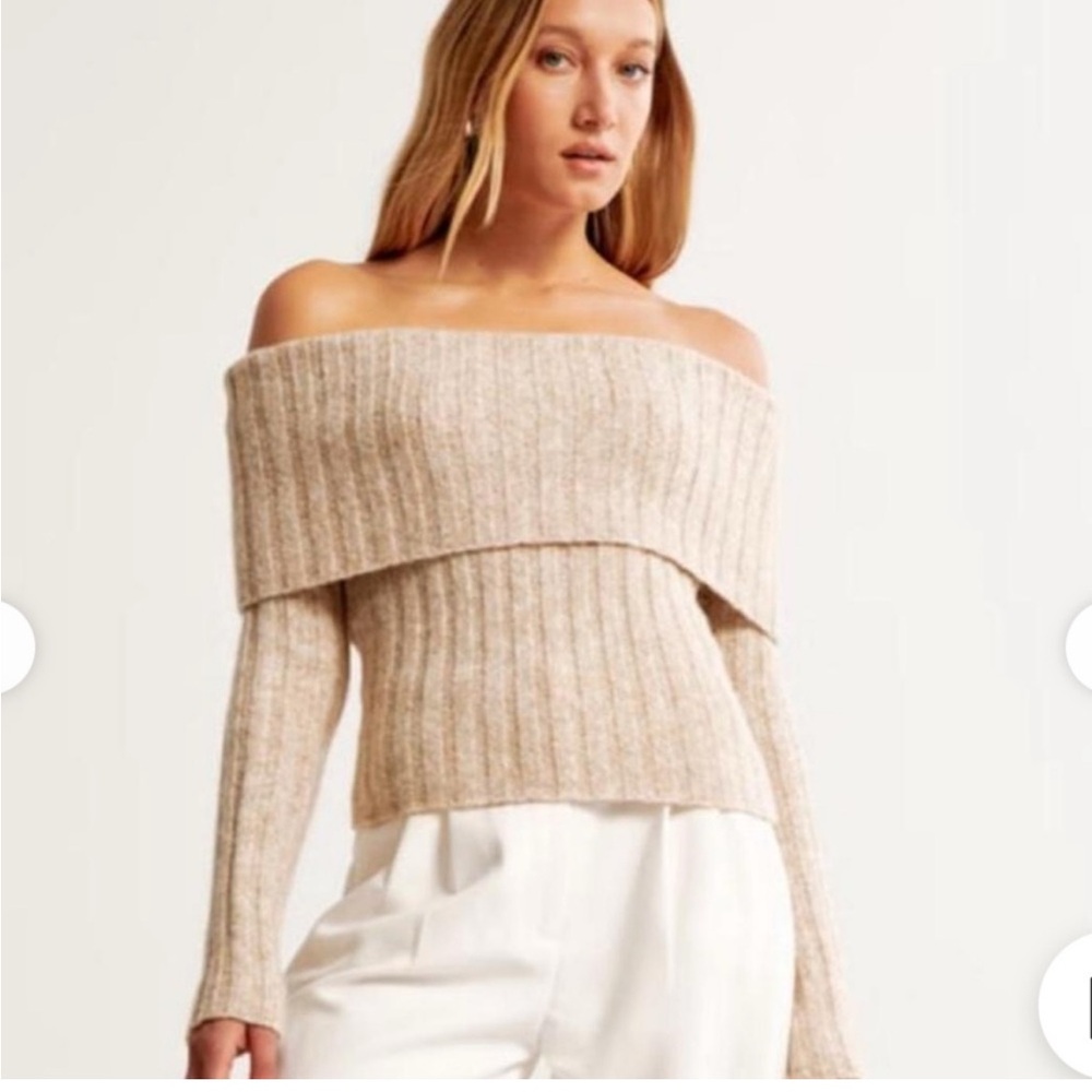 A&F off the shoulder sweater